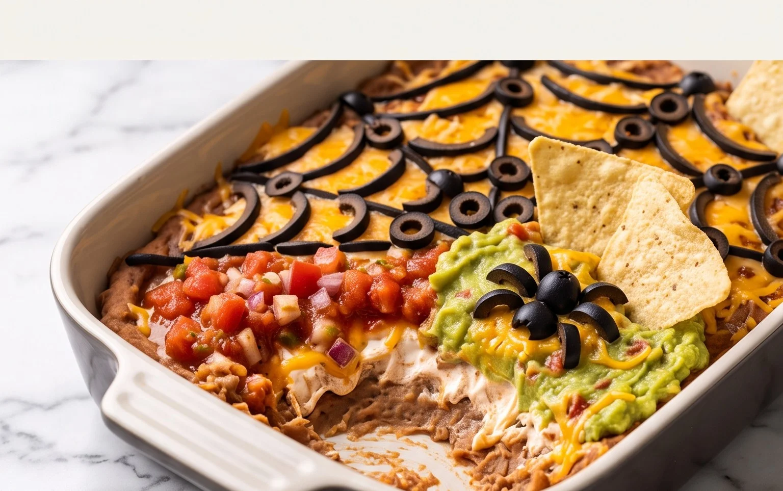 Easy Halloween Taco Dip Recipe