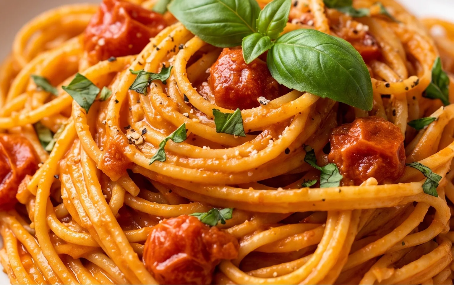 Easy One Pot Creamy Tomato Pasta