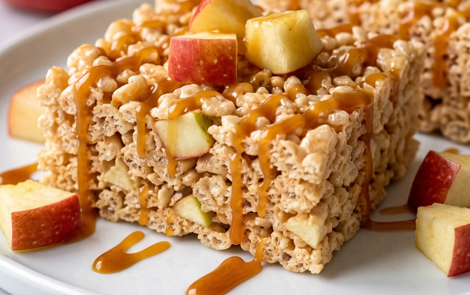 Fun Apple Rice Krispies Treats - Perfect for Fall!